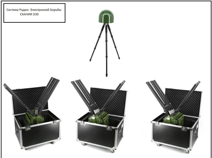 Комплекс РЭБ Скания  D30 (1500W)